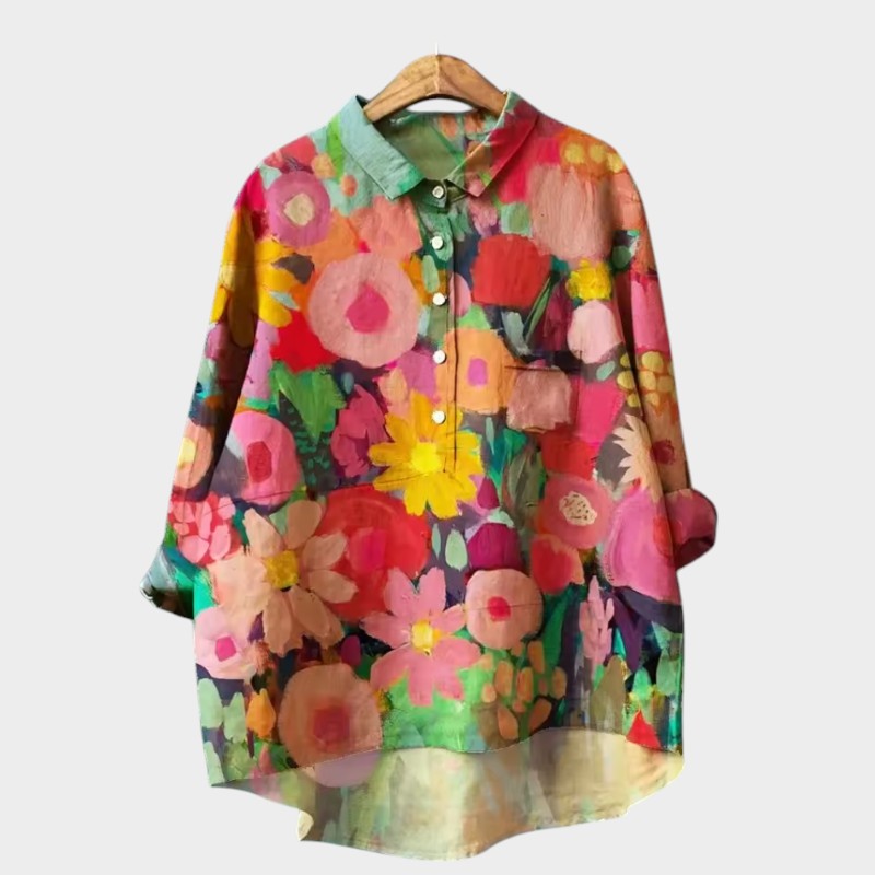 Yvonne | Premium Blouse with Lace Detailing