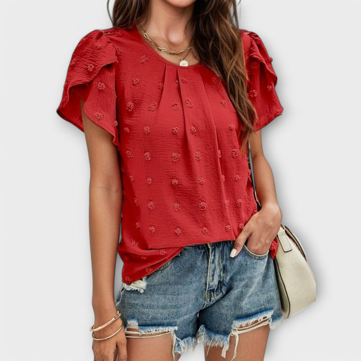 The Perfect Polka Dot Blouse