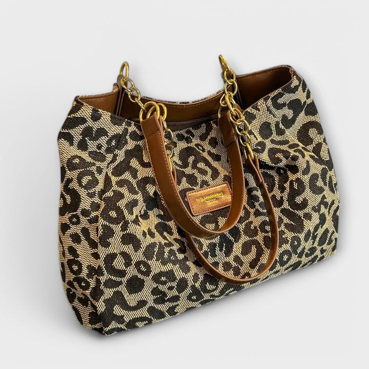 Ivy - Leopard Canvas Bag