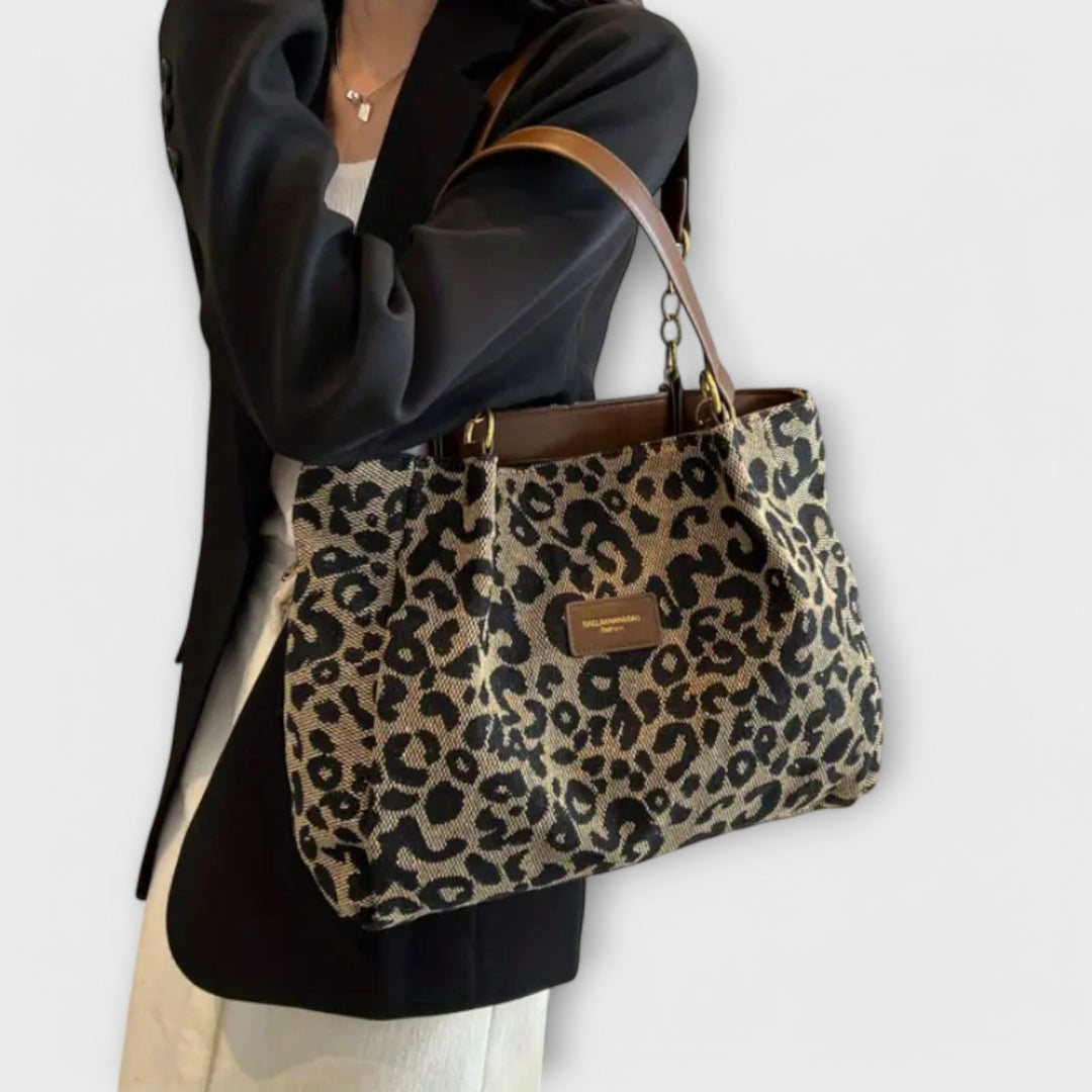 Ivy - Leopard Canvas Bag
