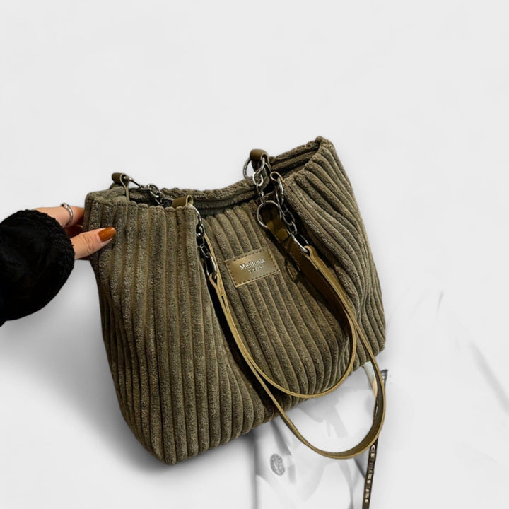 Ivy - Soft Cord Shoulder Bag