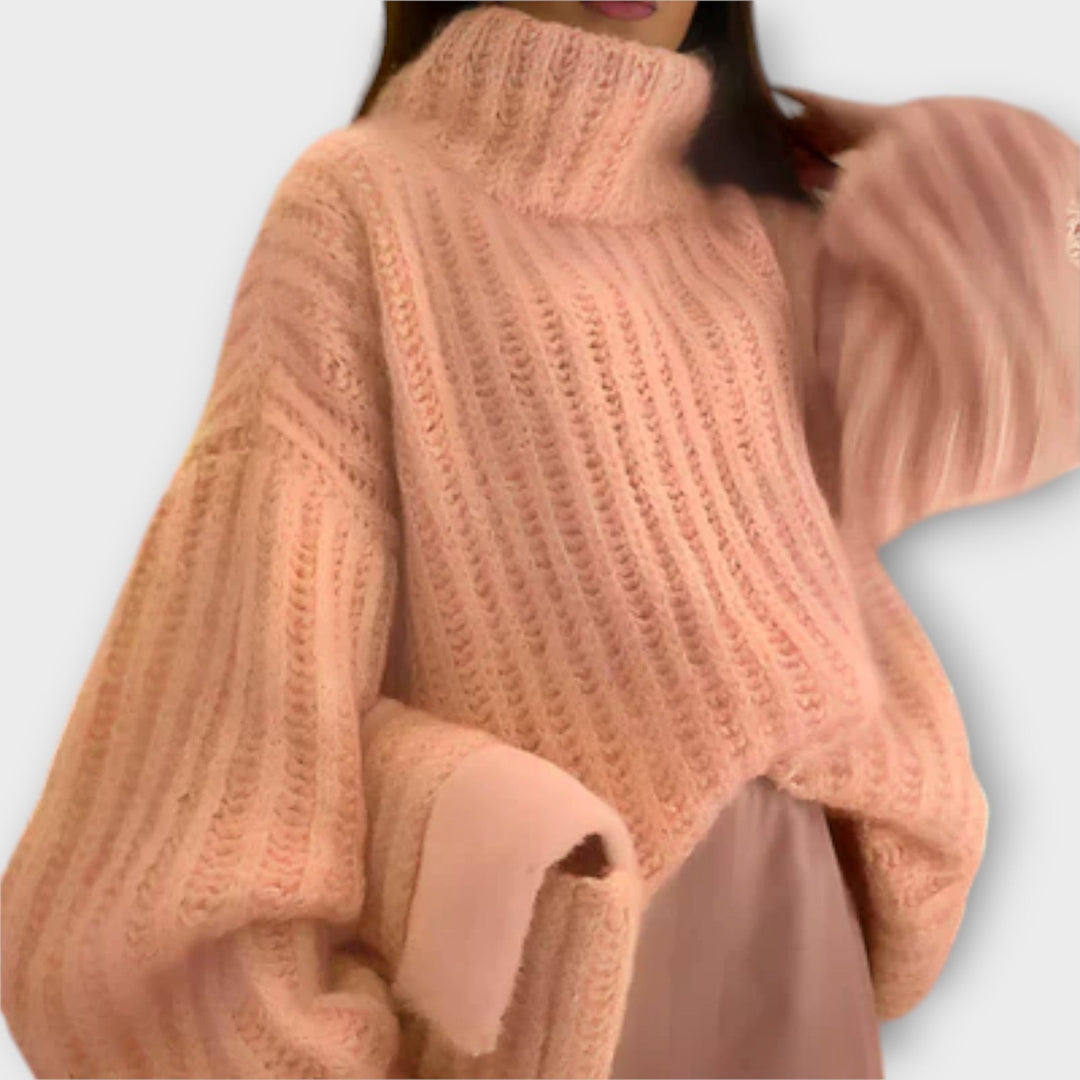 Soft women's hoodie with long sleeves