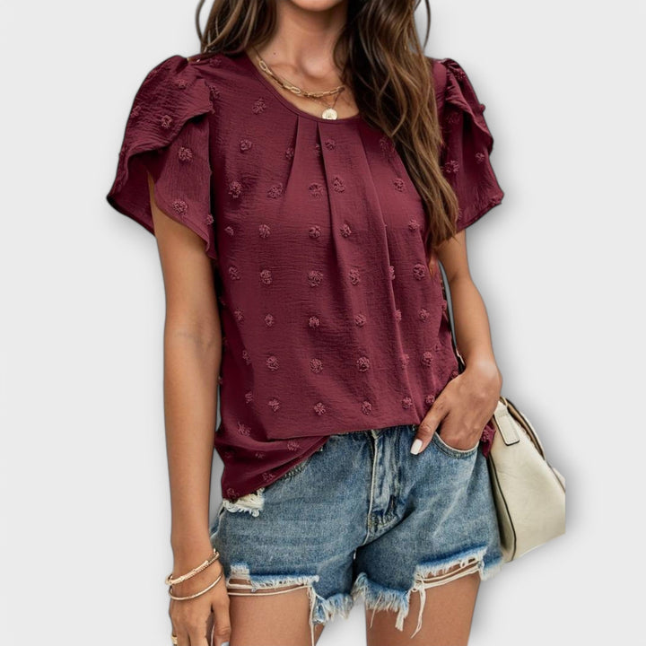 The Perfect Polka Dot Blouse