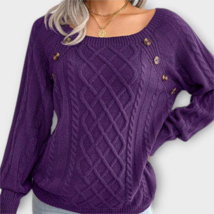 Sweater with Buttons
