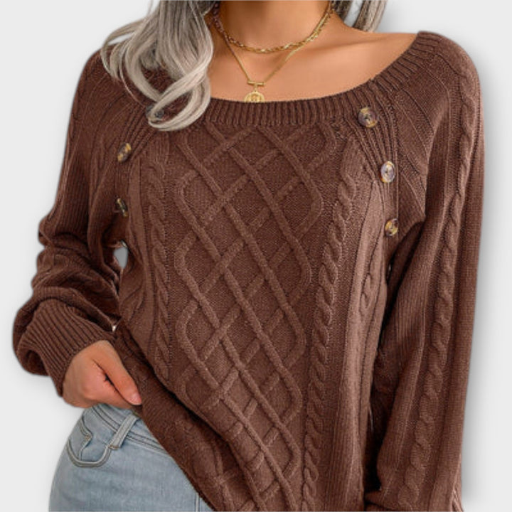 Sweater with Buttons