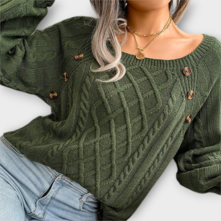 Sweater with Buttons