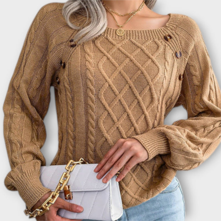 Sweater with Buttons