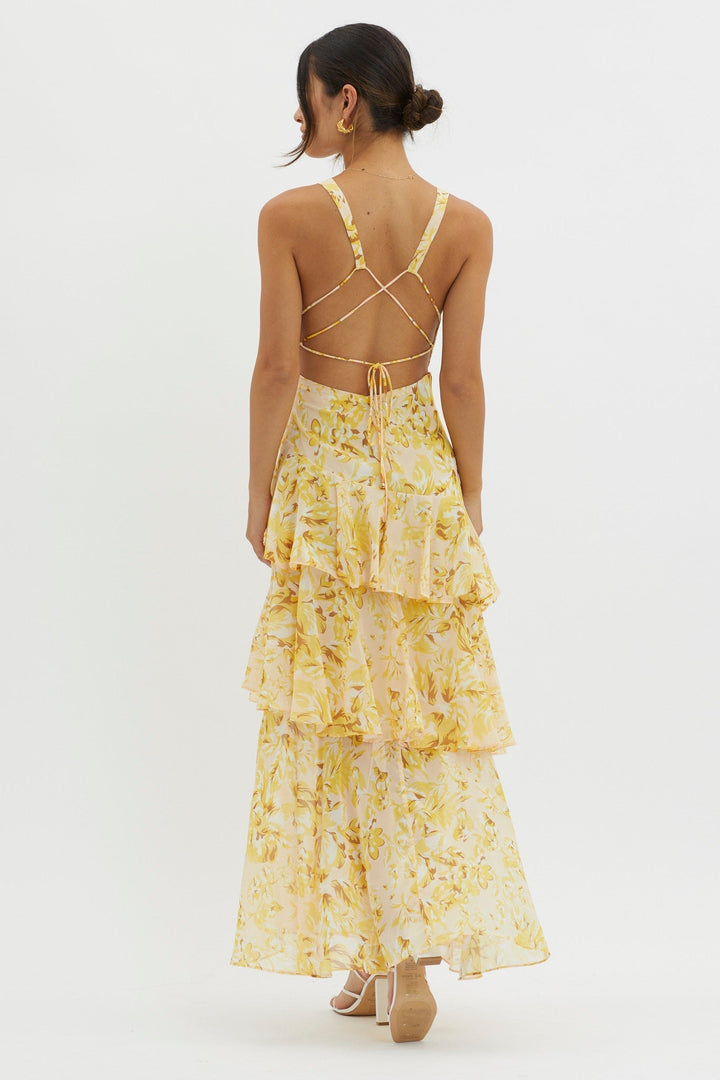 Faye | Bloom Shift Midi Dress
