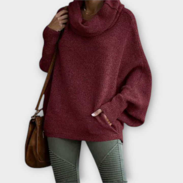Elegant Women's Sweater in Tortoise