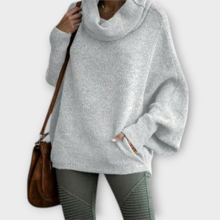 Elegant Women's Sweater in Tortoise