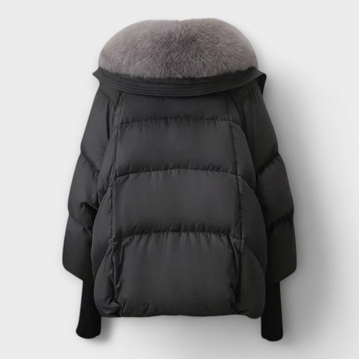 Elegant Coat with Fur
