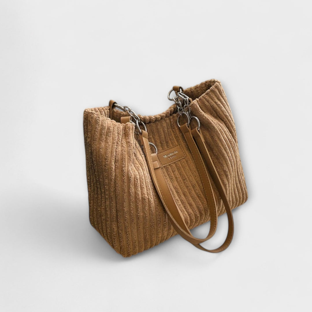 Ivy - Soft Cord Shoulder Bag