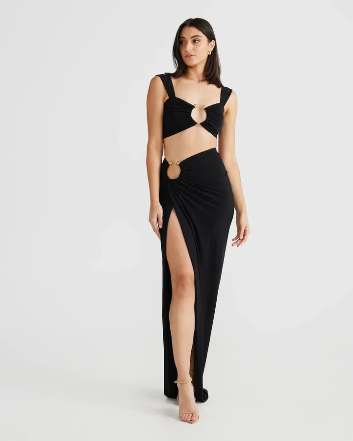Ivy Cut-Out Maxi Skirt Set