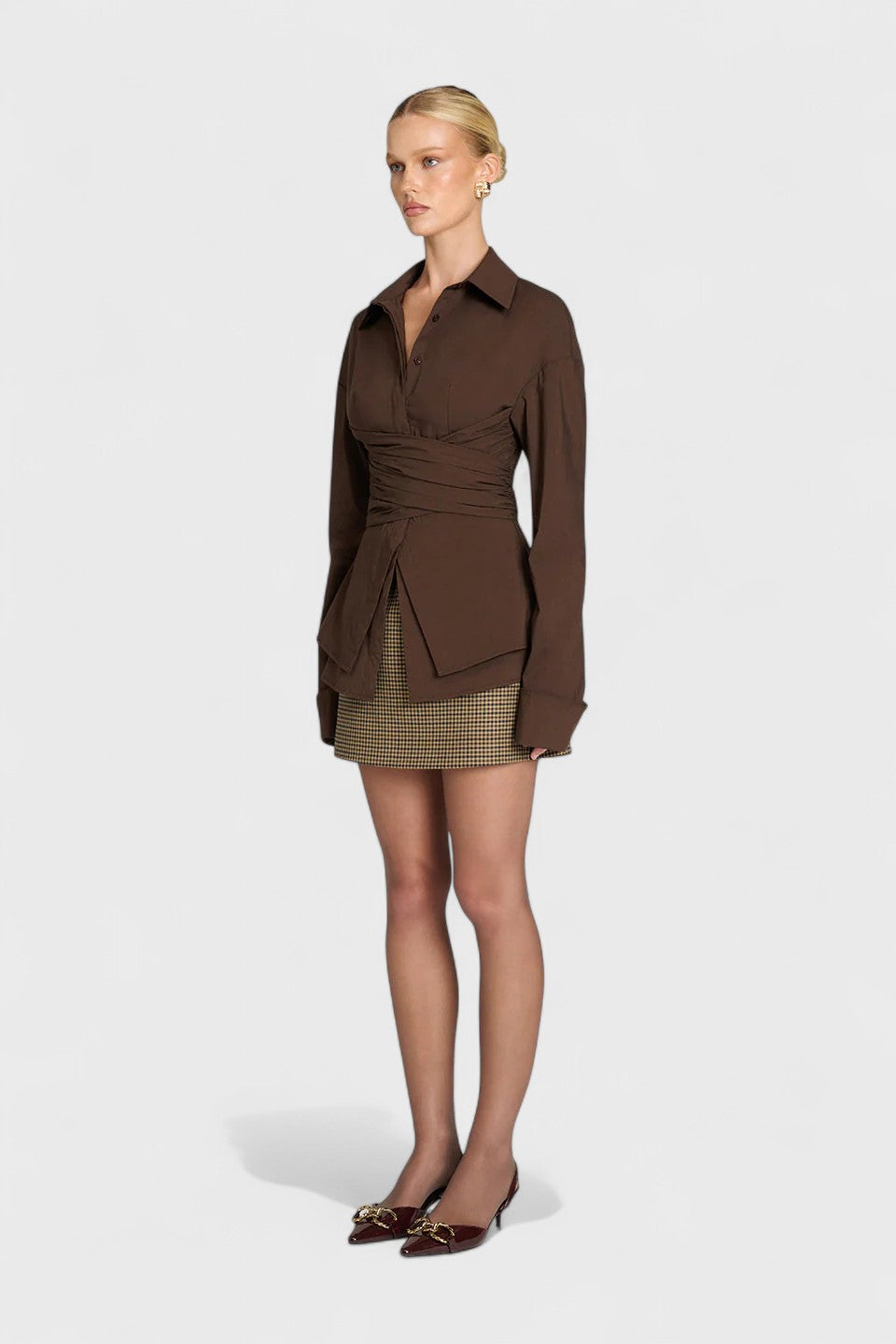 Freya | Tailored Wrap Shirt