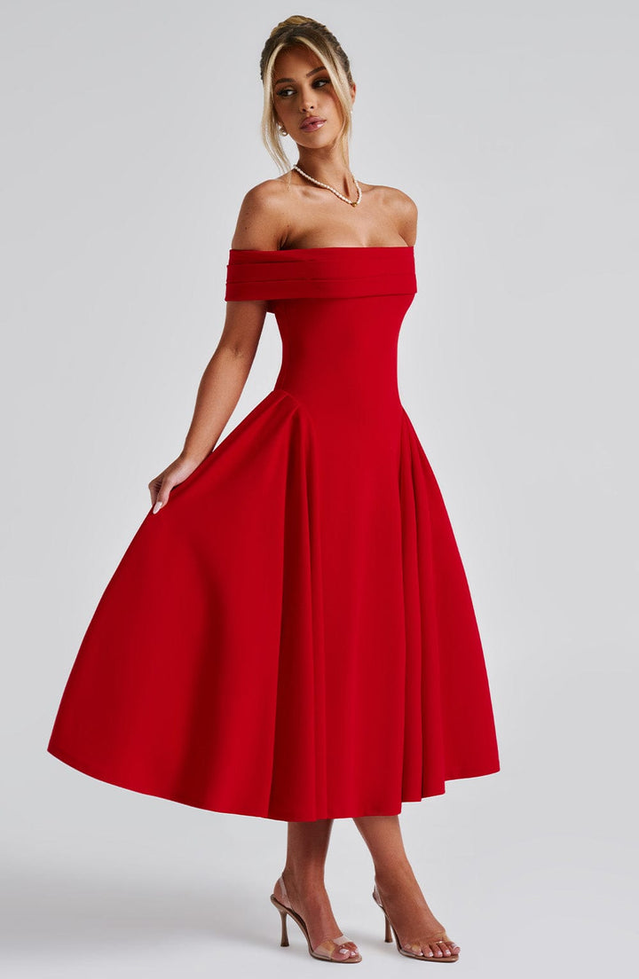 Ivy Effortlessly Elegant Midi Dress