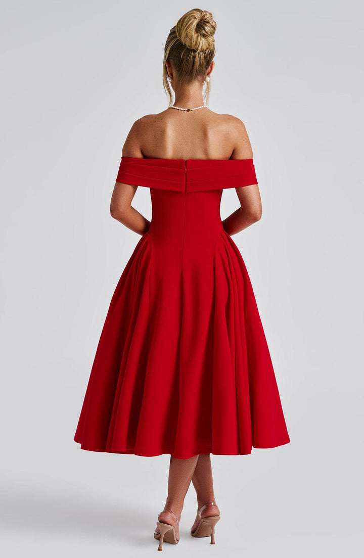 Ivy Effortlessly Elegant Midi Dress