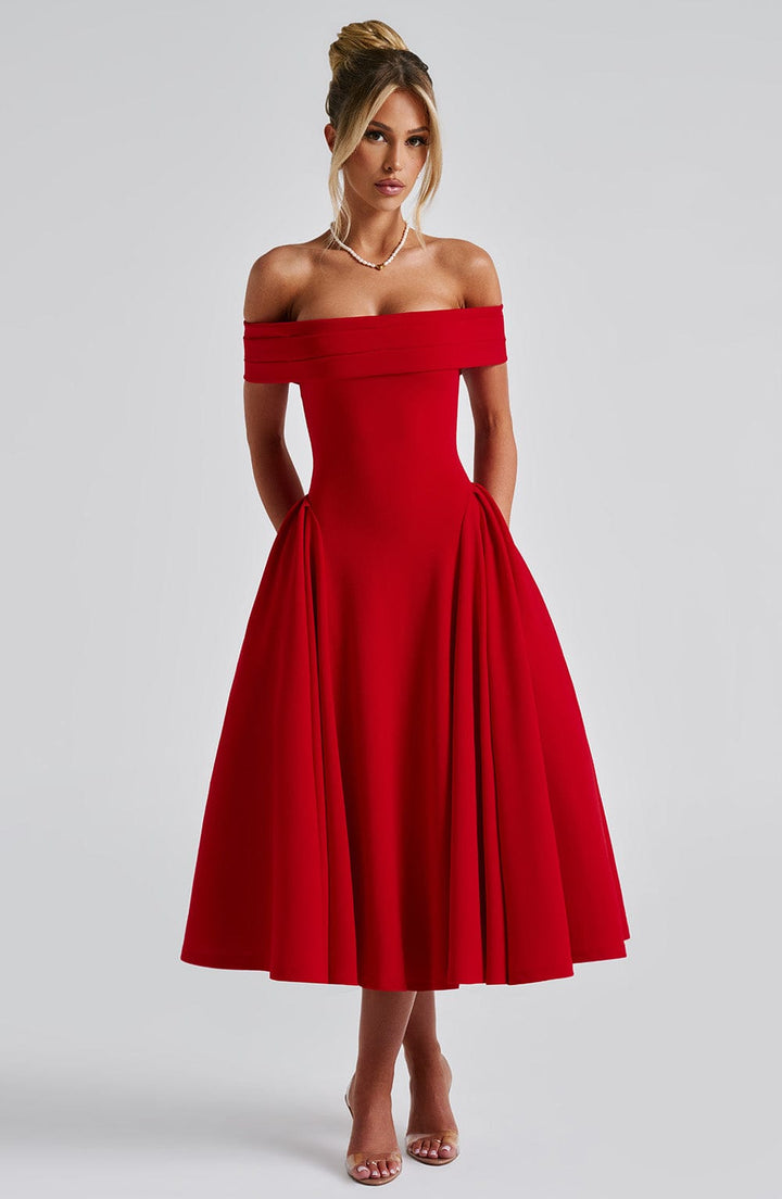 Ivy Effortlessly Elegant Midi Dress