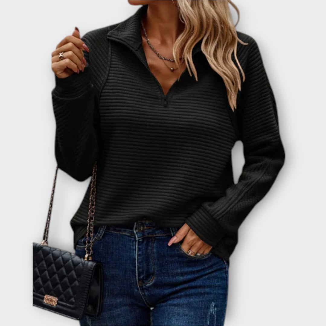 Sweater with Half Zip