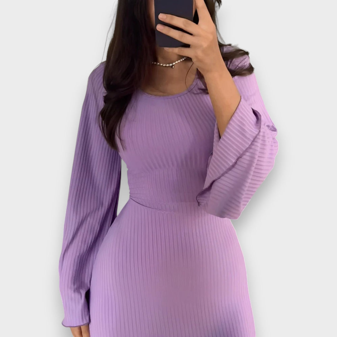 Sandra | Elegant Knitted Maxi Dress