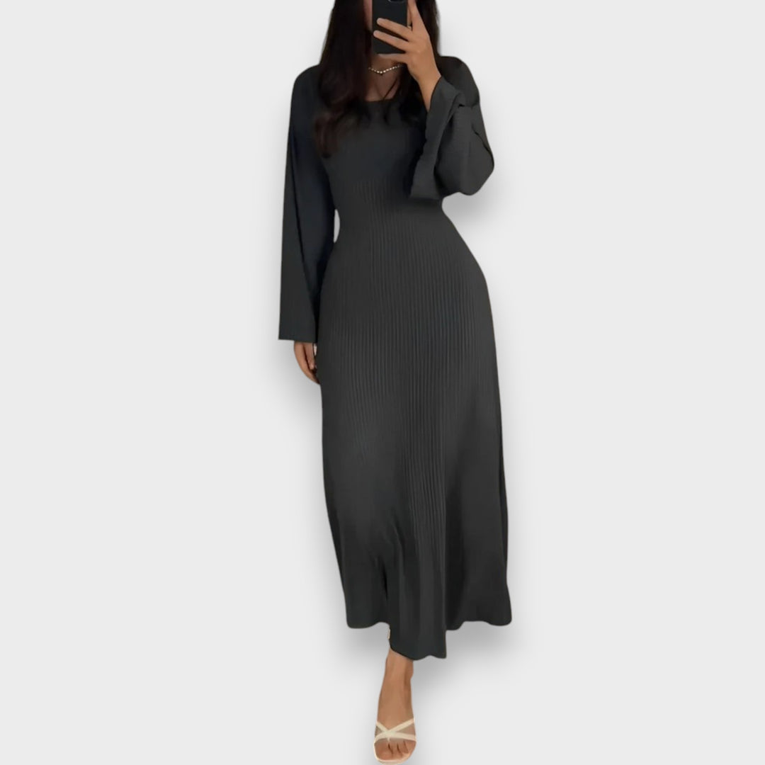 Sandra | Elegant Knitted Maxi Dress