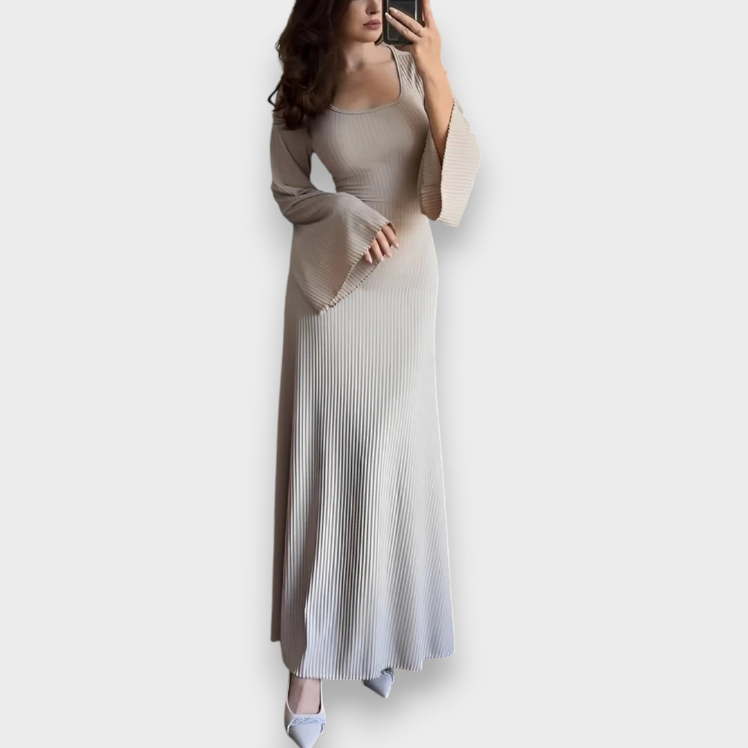 Sandra | Elegant Knitted Maxi Dress