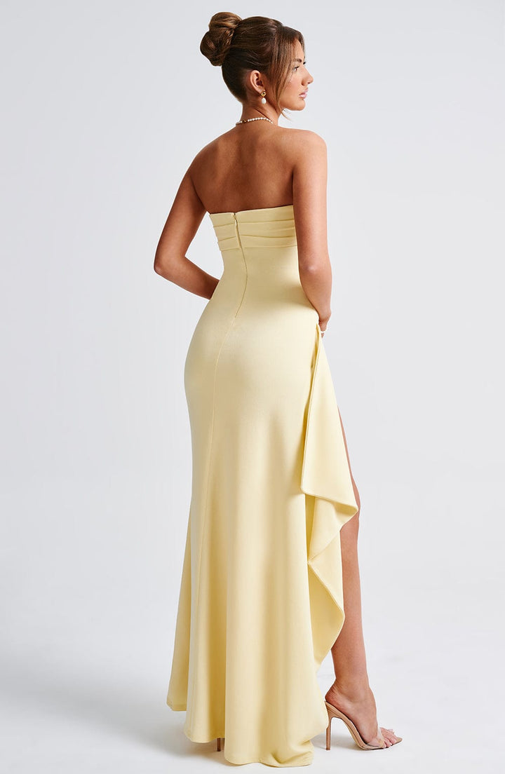Ivy Zafira Maxi Dress - Lemon