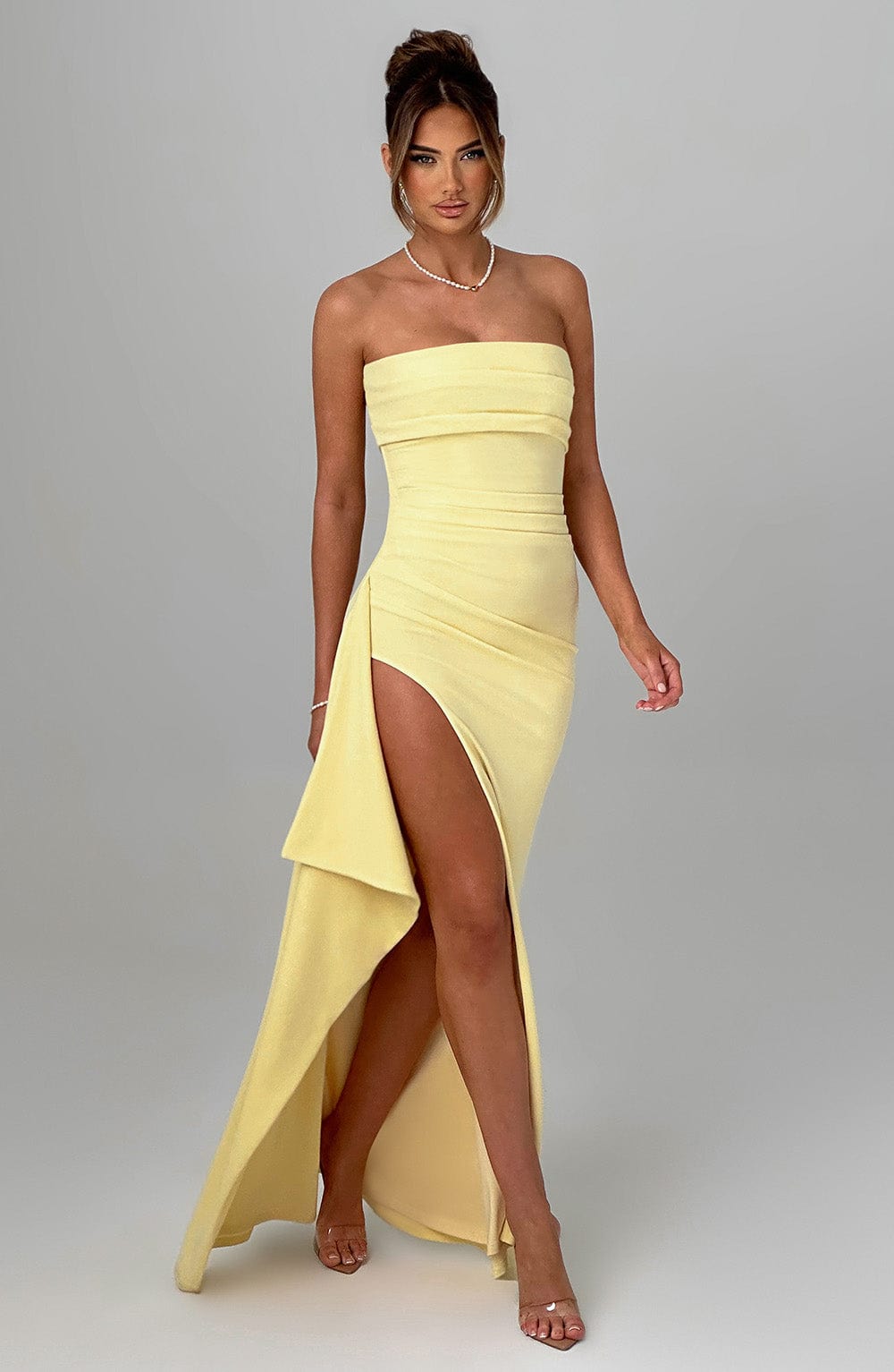 Ivy Zafira Maxi Dress - Lemon